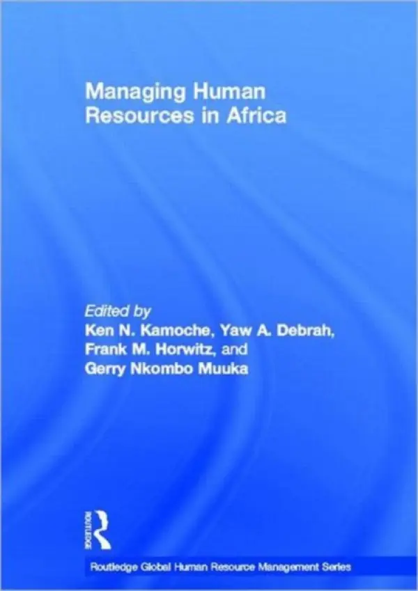 Managing Human Resources in Africa