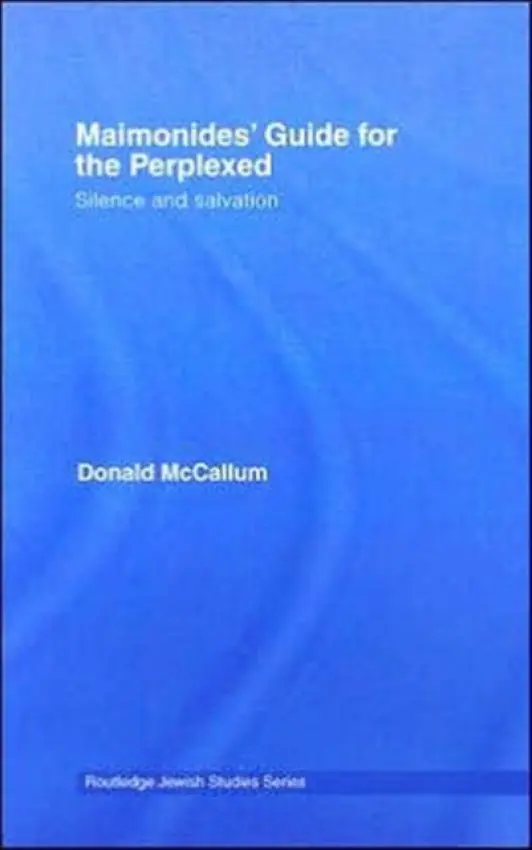Maimonides' Guide for the Perplexed - McCallum, Donald