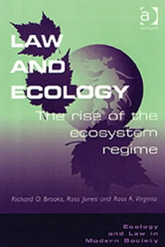 Law and Ecology - Brooks, Richard O. a Jones, Ross