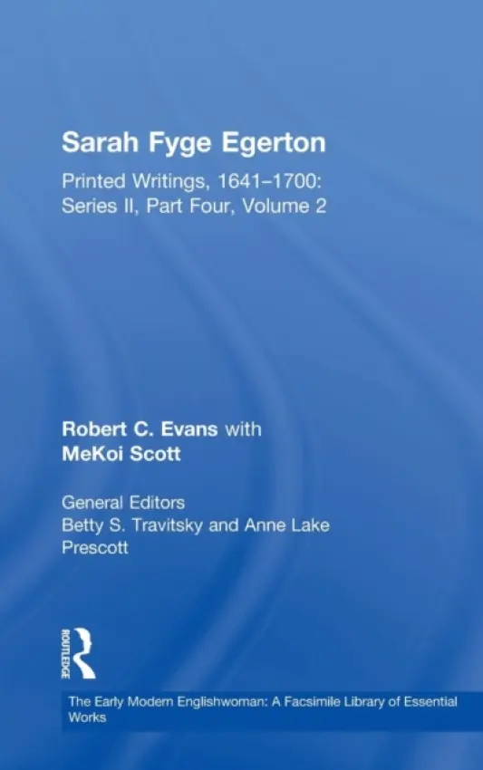 Sarah Fyge Egerton - Evans, Robert C.