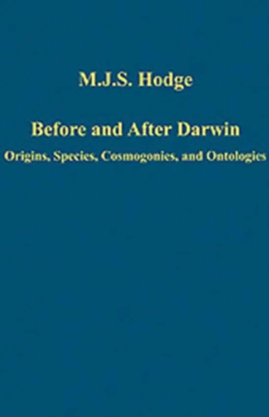Before and After Darwin - Hodge, M.J.S.