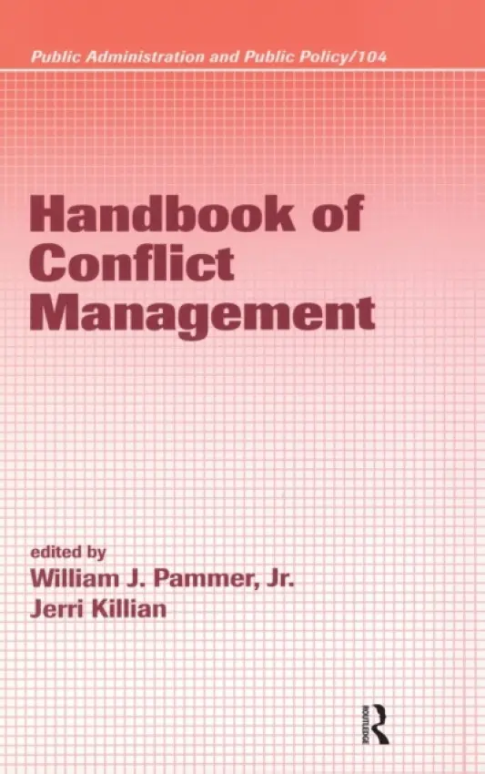 Handbook of Conflict Management