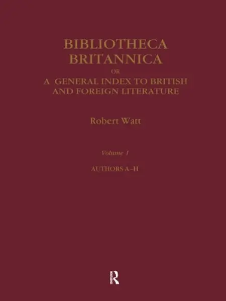 Bibliotheca Britannica