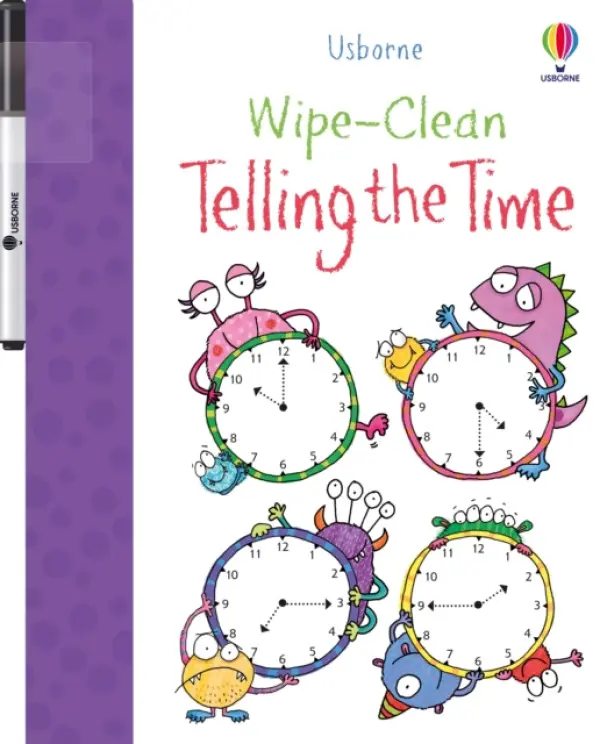 Wipe-clean Telling the Time - Jessica Greenwell