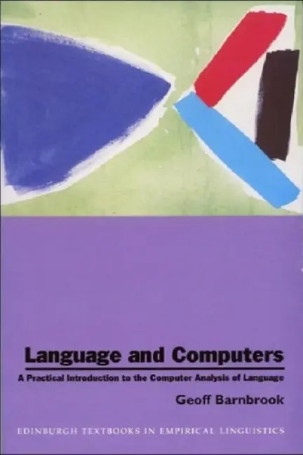 Language and Computers - Barnbrook, Geoffrey