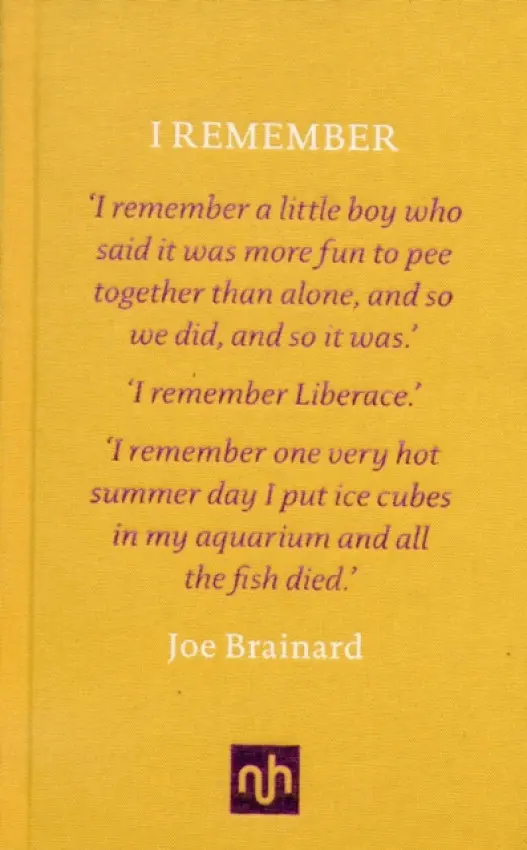 I Remember - Brainard, Joe