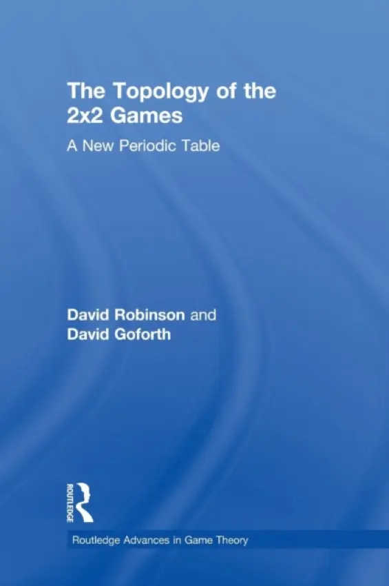 Topology of 2x2 Games - Goforth, David (Laurentian University, Canada) a Robinson, David (Laurentian University, Canada)