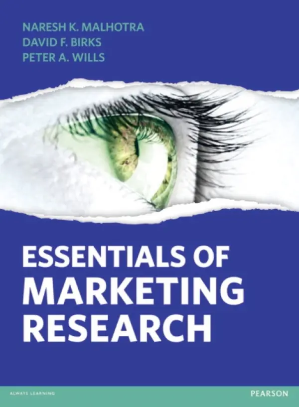 Essentials of Marketing Research - Malhotra, Naresh a Birks, David a Wills, Peter
