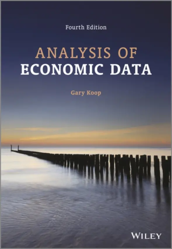 Analysis of Economic Data - Koop, Gary (University of Edinburgh, Scotland)