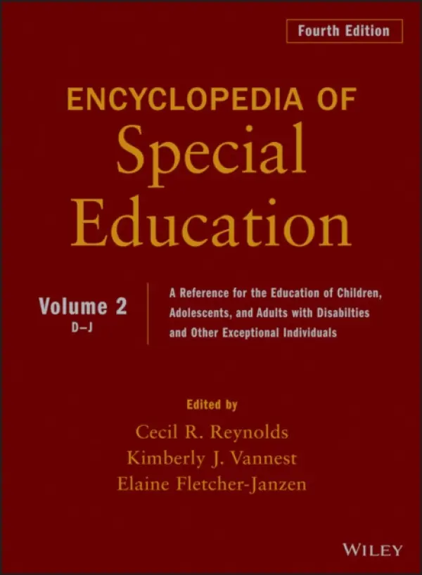 Encyclopedia of Special Education, Volume 2