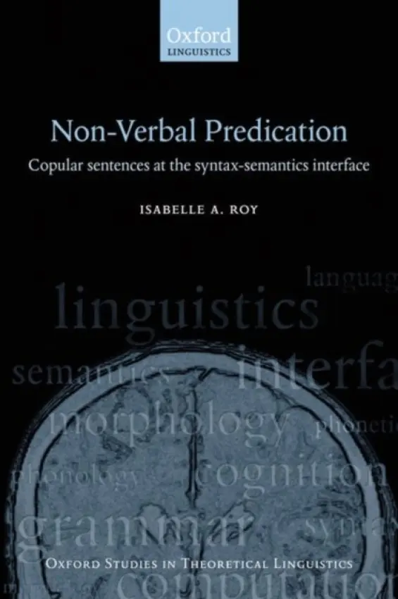 Nonverbal Predication - Roy, Isabelle (University Paris 8)