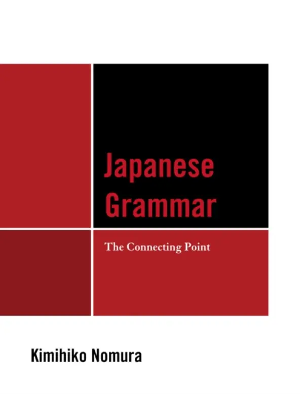 Japanese Grammar - Nomura, Kimihiko
