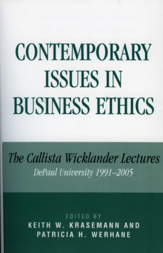 Contemporary Issues in Business Ethics