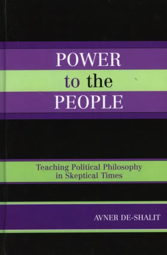 Power to the People - de-Shalit, Avner