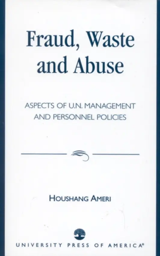 Fraud, Waste and Abuse - Ameri, Houshang
