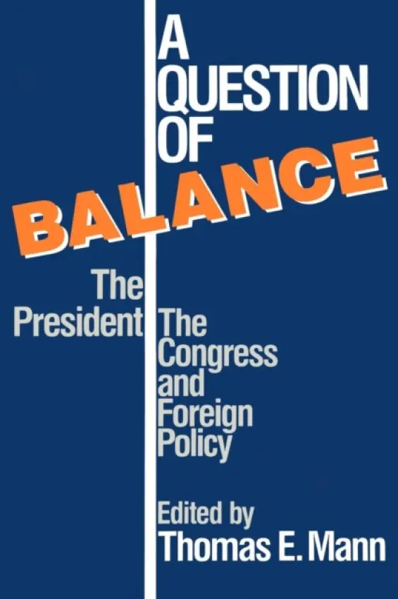 Question of Balance - Mann, Thomas