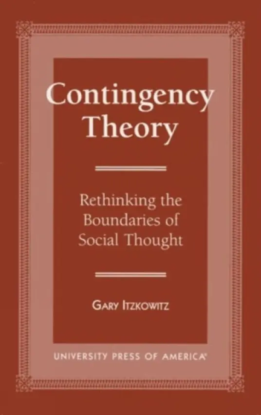 Contingency Theory - Itzkowitz, Gary