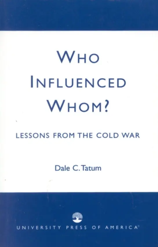 Who Influenced Whom? - Tatum, Dale C.