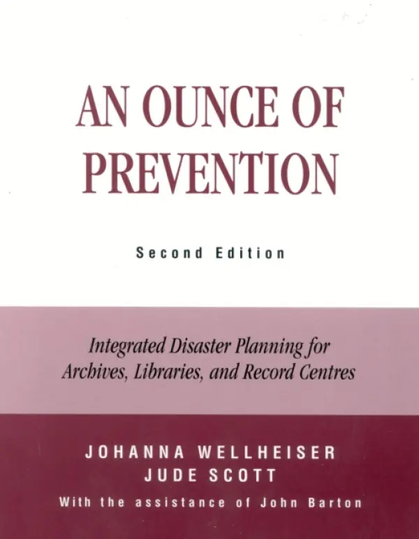 Ounce of Prevention - Wellheiser, Johanna a Scott, Jude a Barton, John