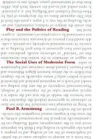 Play and the Politics of Reading - Armstrong, Paul B.