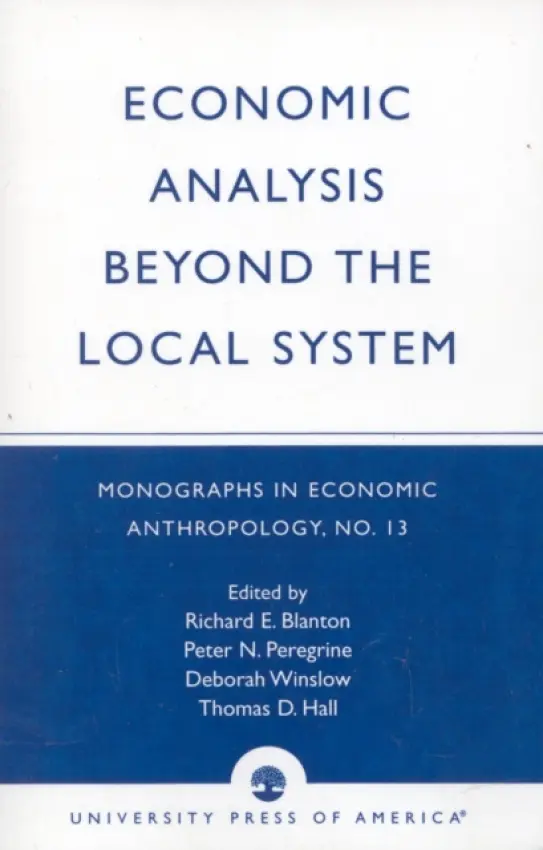 Economic analysis beyond the local system - Blanton, Richard E.