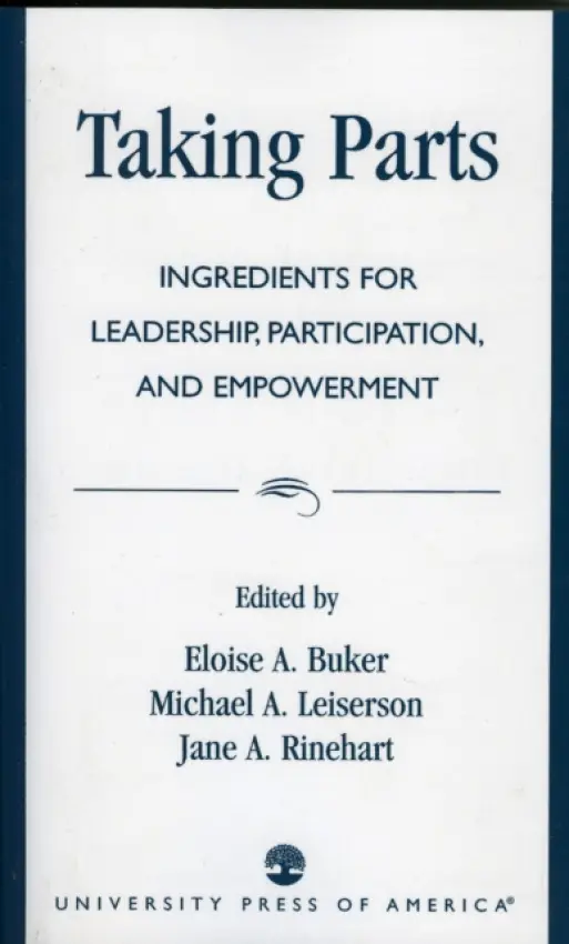 Taking Parts - Buker, Eloise a Leiserson, Michael A. a Rinehart, Jane A.