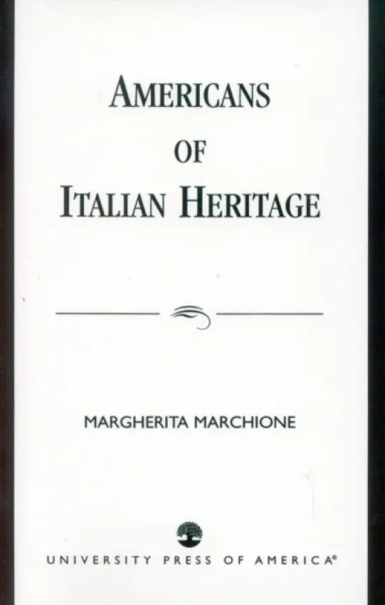 Americans of Italian Heritage - Marchione, Margherita