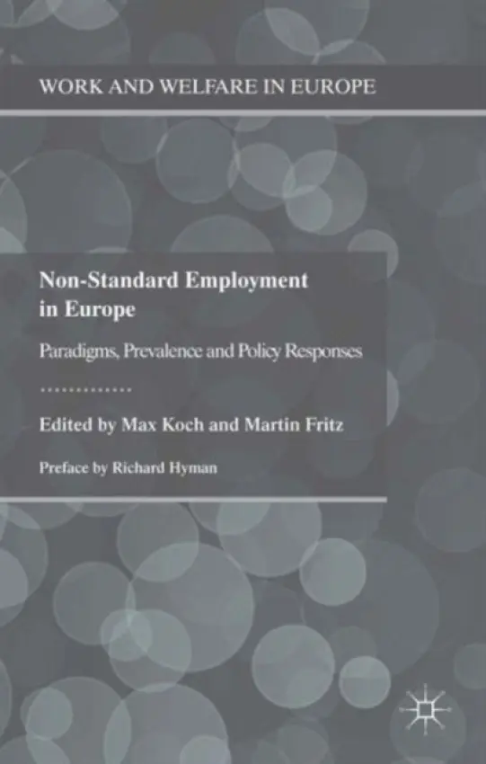 Non-Standard Employment in Europe - Koch, Max a Fritz, Martin