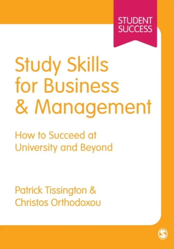 Study Skills for Business and Management - Tissington, Patrick a Orthodoxou, Christos