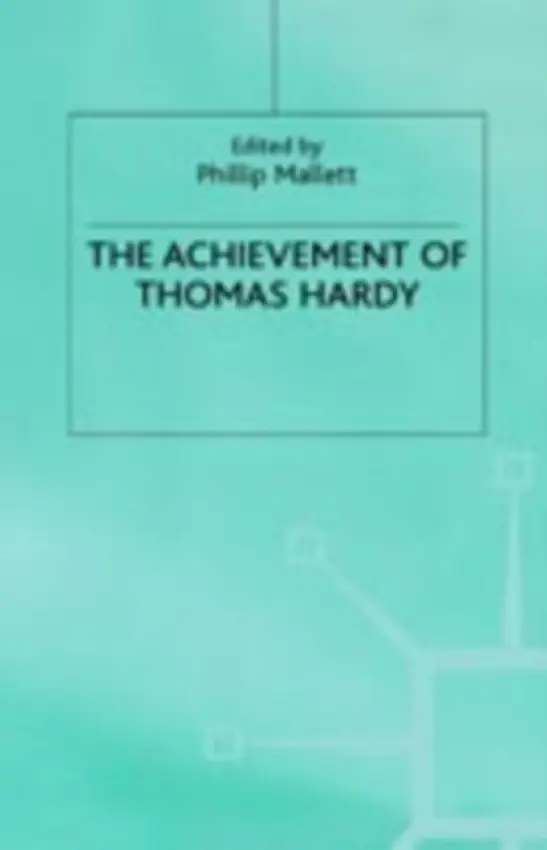 Achievement of Thomas Hardy