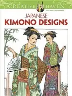 Creative Haven Japanese Kimono Designs Coloring Book - Sun, Ming-Ju