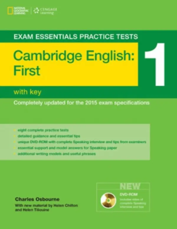 Exam Essentials Practice Tests: Cambridge English First 1 with DVD-ROM - Chilton, Helen a Tiliouine, Helen