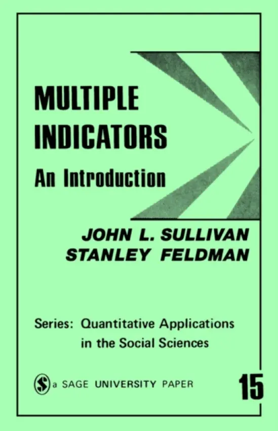 Multiple Indicators - Sullivan, John L. a Feldman, Stanley