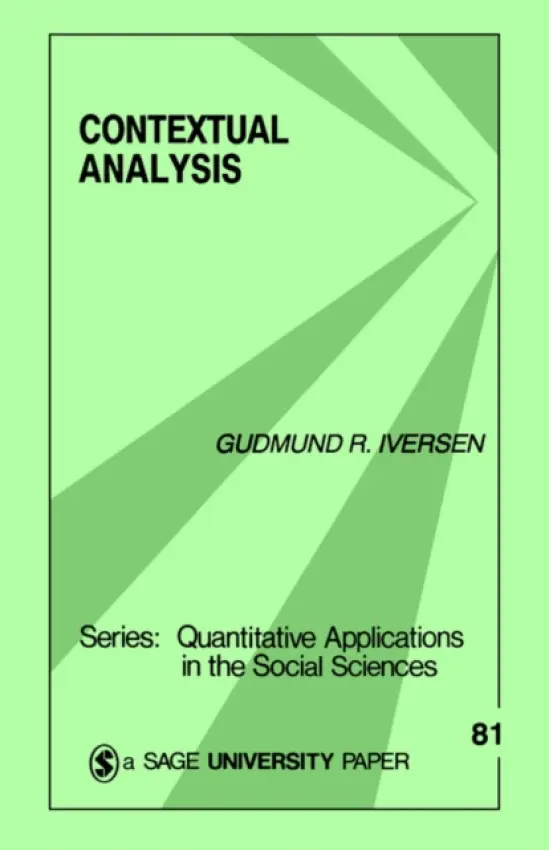 Contextual Analysis - Iversen, Gudmund R.
