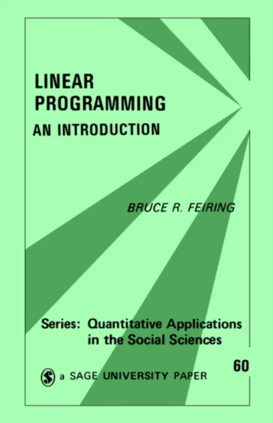 Linear Programming - Feiring, B.
