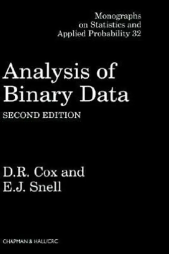 Analysis of Binary Data - Cox, D.R.