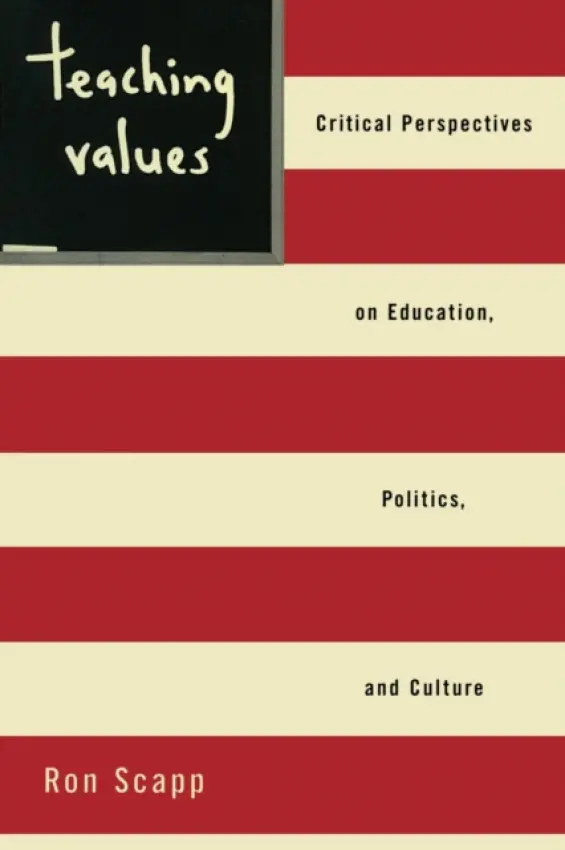 Teaching Values - Scapp, Ron