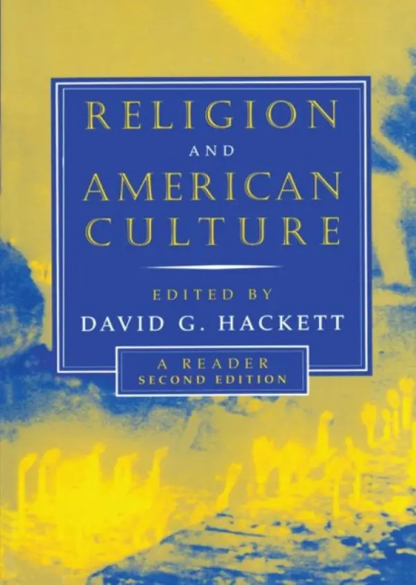 Religion and American Culture