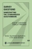 Survey Questions - Converse, Jean  M. a Presser, Stanley