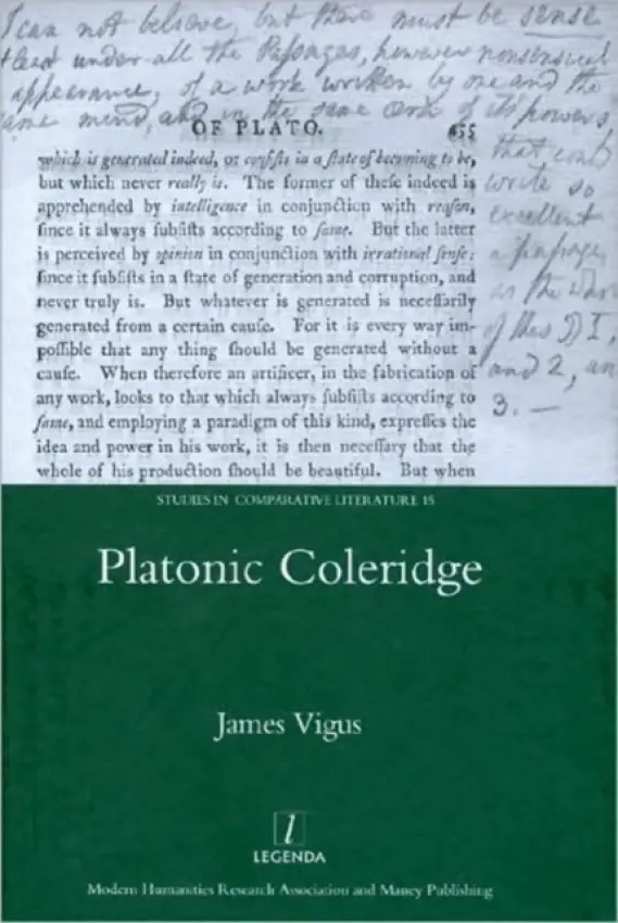 Platonic Coleridge - Vigus, James
