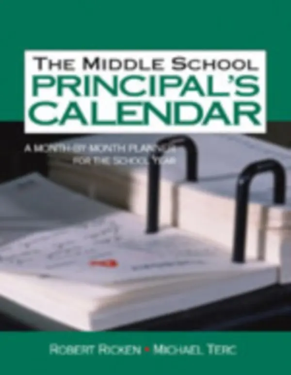 Middle School Principal's Calendar - Ricken, Robert a Terc, Michael