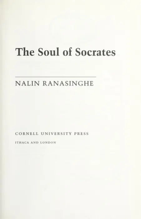 Soul of Socrates - Ranasinghe, Nalin