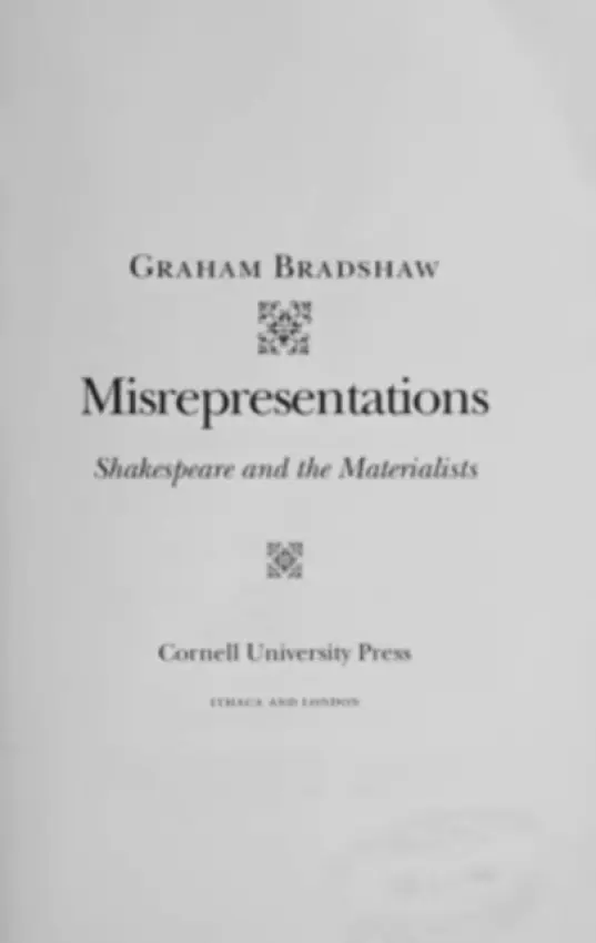 Misrepresentations - Bradshaw, Graham