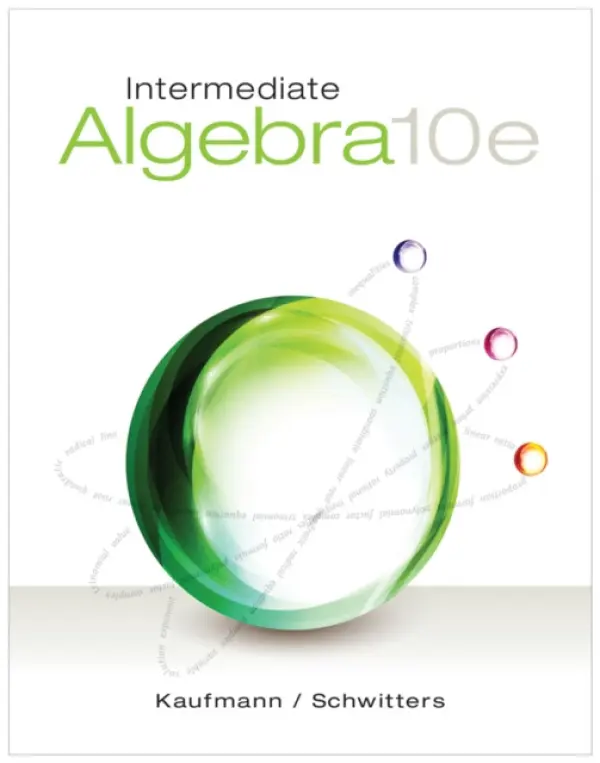 Intermediate Algebra - Kaufmann, Jerome (Western Illinois University (Retired)) a Schwitters, Karen (Seminole Community College)