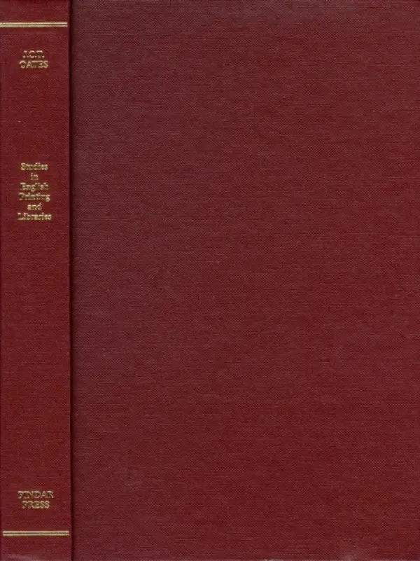 Studies in English Printing and Libraries - Oates, John Claud T