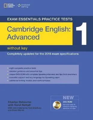 Exam Essentials Practice Tests: Cambridge English Advanced 1 with DVD-ROM - Bradbury, Tom a Yeates, Eunice