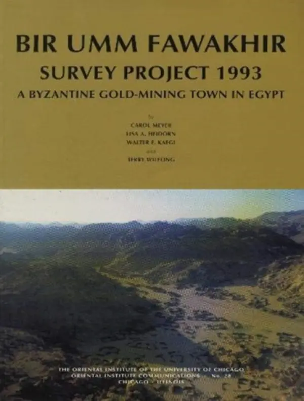 Bir Umm Fawakhir Survey Project 1993 - Heidorn, Lisa A. a Kaegi, W. E. a Meyer, Carol a Wilfong, Terry G.