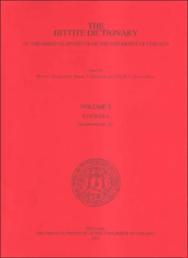 Hittite Dictionary of the Oriental Institute of the University of Chicago. Volume S fascicle 2 - Guterbrock, Hans G. a Hoffner, Harry A. a van den Hout, T. P. J.