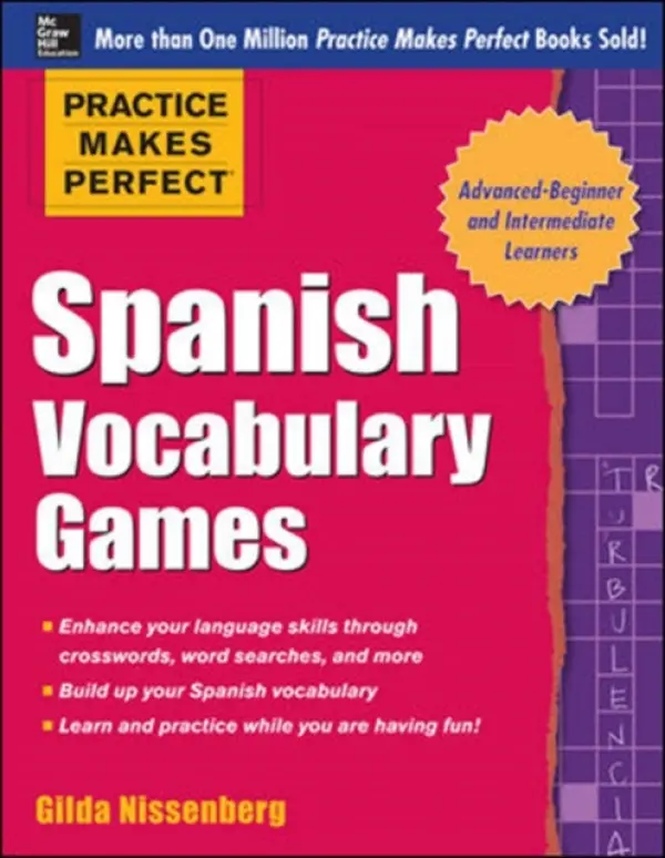 Practice Makes Perfect Spanish Vocabulary Games - Nissenberg, Gilda