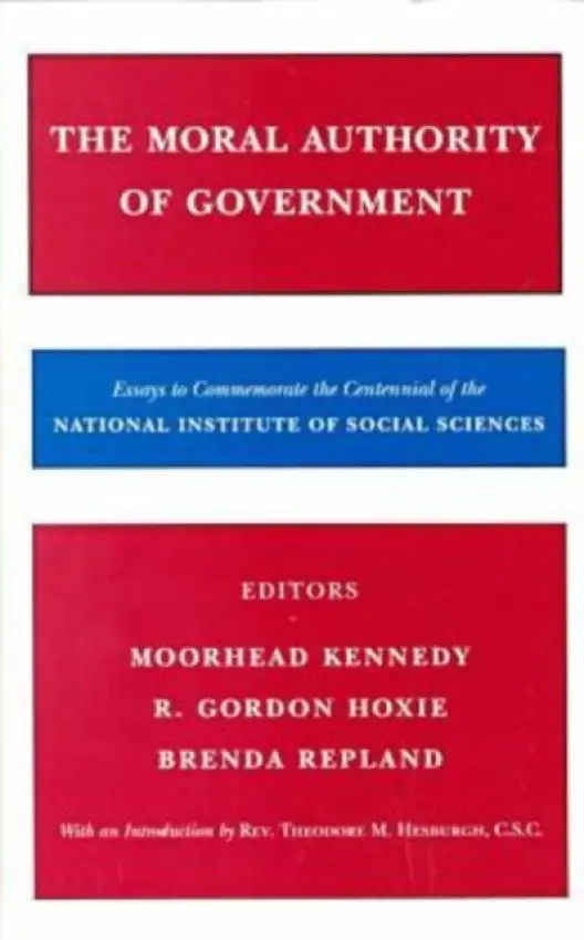 Moral Authority of Government - Barbera, Henry a Hoxie, R.